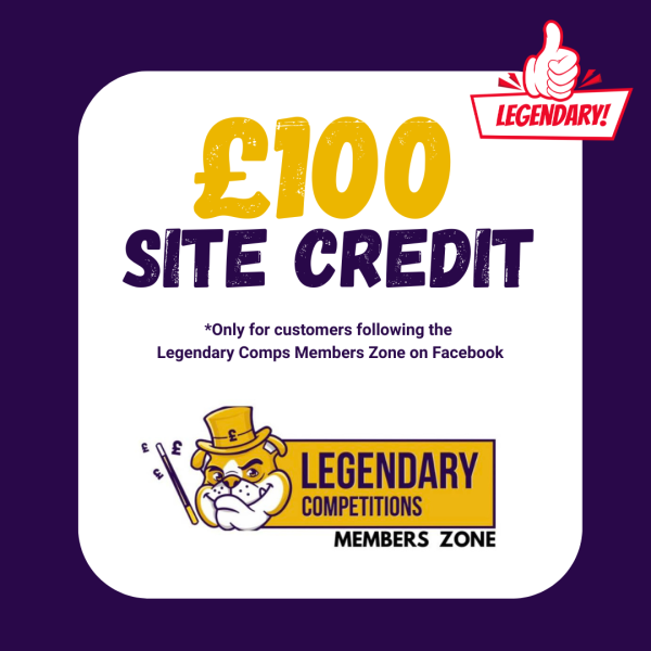 £100 SITE CREDIT - CODE REQUIRED