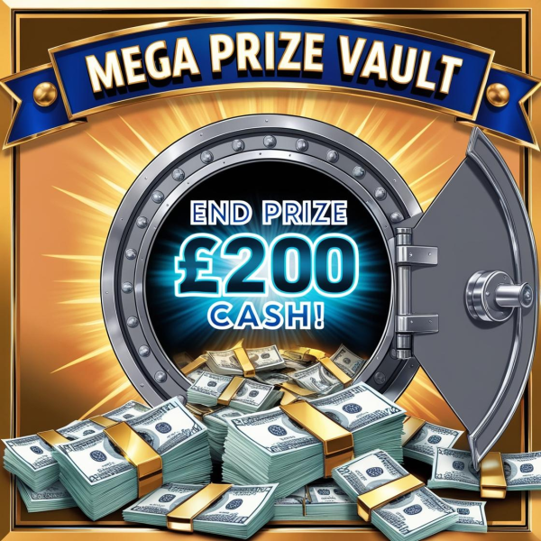 MEGA PRIZE VAULT - £200 END PRIZE